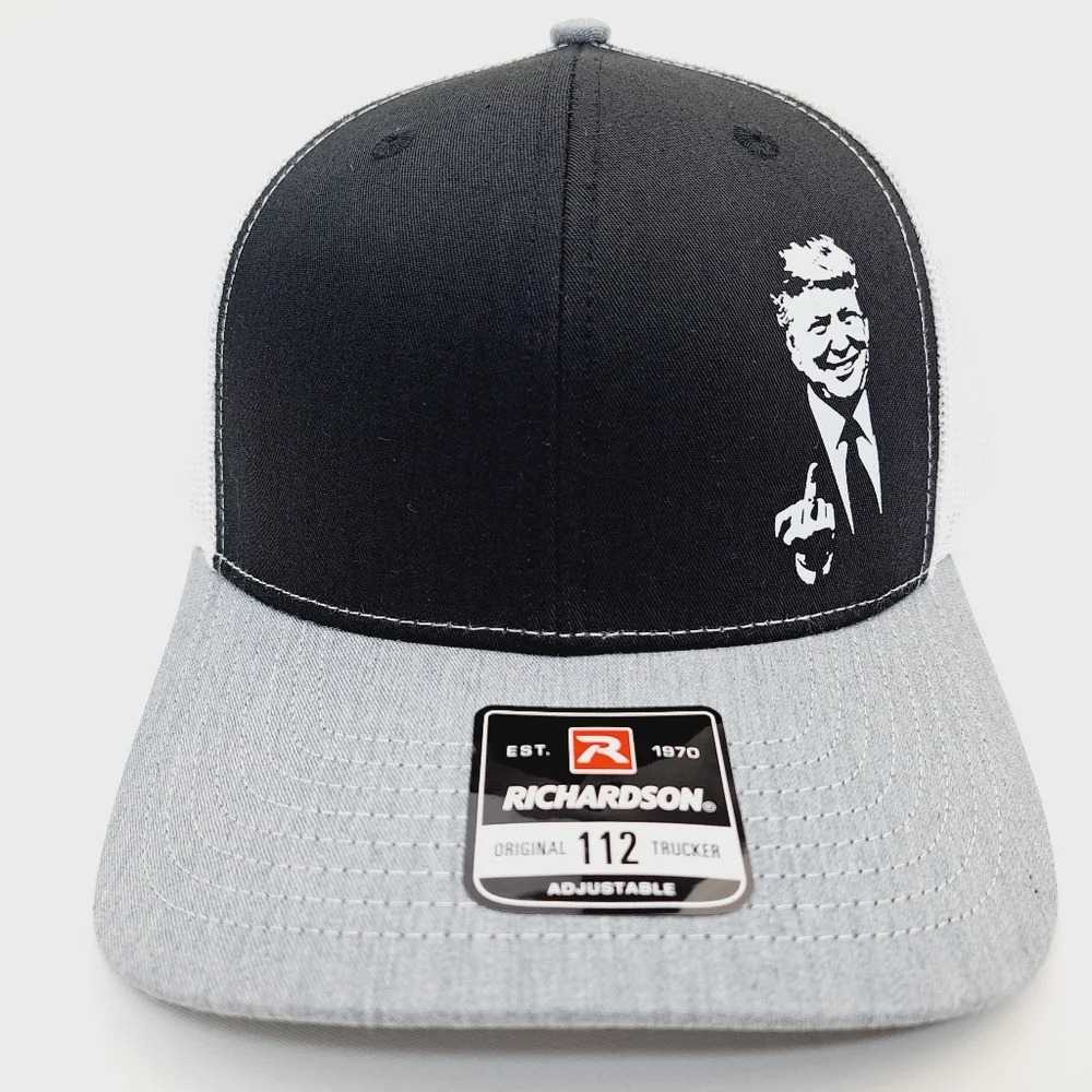 Trump Middle Finger Richardson 112 Trucker Mesh Snapback Cap Hat